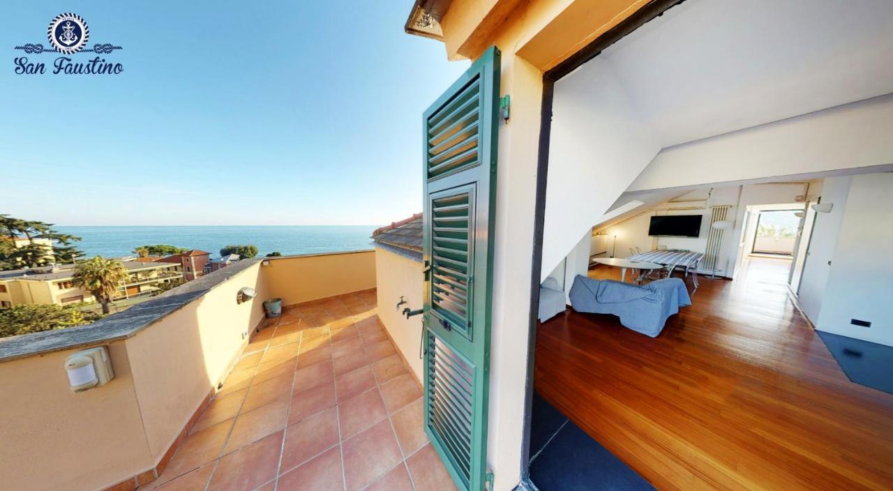 Attico San Faustino 165 Mq 110 Mq Di Terrazza- In 700 ,vista Mare Strepitosa-100 M Dalla Spiaggia-parking Esclusivo-sky,netflix Hébergement de vacances *